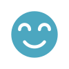 teal smiley face